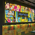 Vibrant Public Facility With Colorful Comic Mural Wall And Zhangjie Solar Bar Design