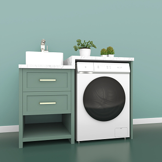 Modern washing machine 3d model