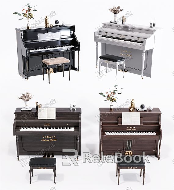 Modern Piano Piano Combination model