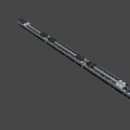 High-speed rail 3d model