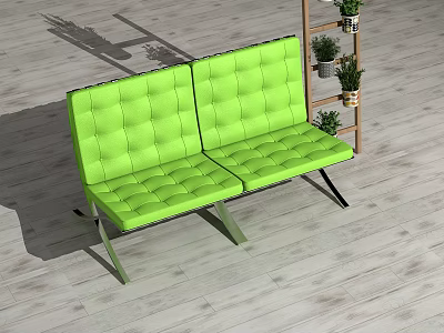 modern sofa chair 3d model