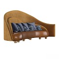 Modern Other Velvet Velvet Fox Leather Textile 3d model