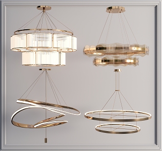 Modern Chandelier Decorative Chandelier 3d model