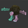 Mythical Gray Turtle Sculpture With Rough Shell Sharp Claws And Limbs