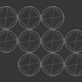 Multiple Circular Decorative Plates With Intricate Engraved Patterns Arranged Together