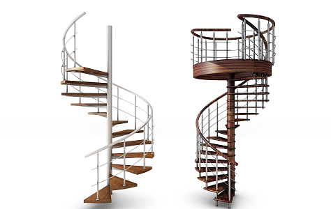 revolving staircase 3d model