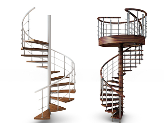 revolving staircase 3d model