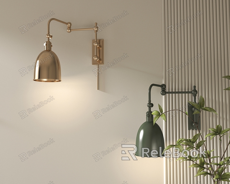 Wall lamp combination model