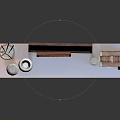 Modern Decorative Household Items With Mirrors Candle Reed Diffuser And Wooden Box