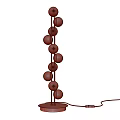 Modern Brass Floor Lamp With Multiple Spherical Globe Lights For Living Room Home Decor