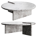 Invisible marble coffee table 3d model