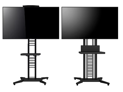 Bracket TV Screen Display Advertising Screen Bracket Mobile TV Conference TV Night View TV 3d model