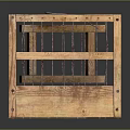 Wooden Animal Cage With Wire Mesh And Open Design For Small Pets