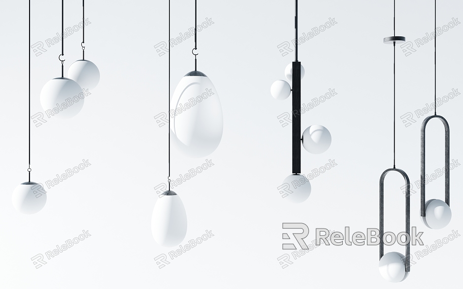 Modern chandelier creative lamp combination model