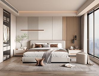 Modern Bedroom 3d model