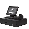 Various Business POS Cash Register Equipment With Display Screens And Payment Functions