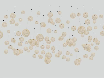 Modern chandelier 3d model