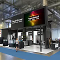 RoyalKitchen Exhibition Booth For High-End Kitchen Customization With Modern Design And Display Screens