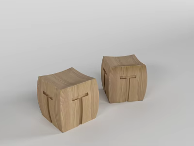Modern Stool Waiting Chair 3d model Modern Stool Waiting Chair 3d model