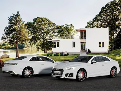 New Audi cars 3d model