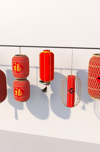 Lantern life supplies 3d model