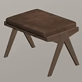 Low stool 3d model