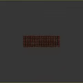 Red Tiles In Wavy Arrangement With Curved Layout Design Details