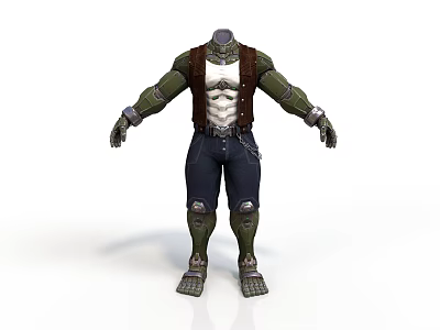 Sci-Fi Style Mechanical Warrior Mech Mechanical Soldier Future Warrior Game Character Robot Mech Soldier Robot Assistant Small Robot 3d model