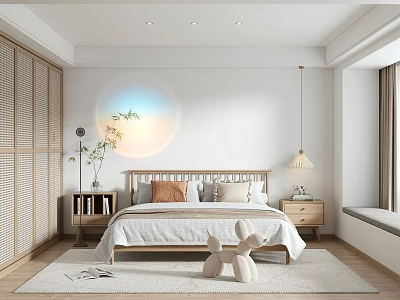 Nordic Bedroom 3d model