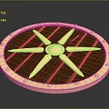 Medieval Shield Ancient Shield Defensive Weapon Ancient Shield Iron Shield Protective Shield Wooden Shield 3d model