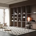 New Chinese Style Study 3d model