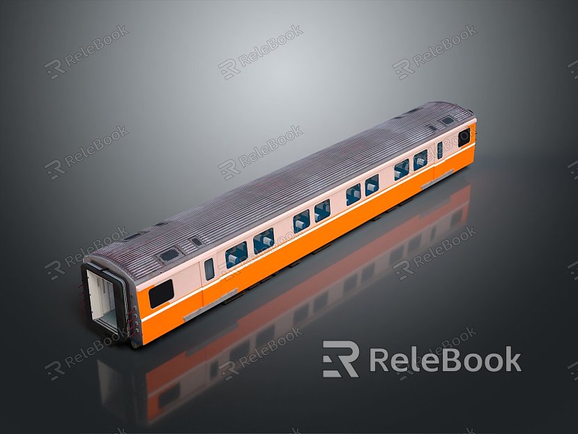 moving rail car subway car train car train car car train light rail subway high-speed rail model