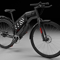 Bicycle bicycle mountain bike electric assist bicycle station wagon 3d model