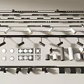 Modern Downlights And Spotlights With Track Mounted Design For Home Lighting