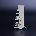 RFID scanning vehicle RFID inventory vehicle portable inventory vehicle label scanning vehicle entity file management system 3d model