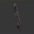 Elegant Silver Spiral Pattern Metallic Bracelet Unique Women’s Fashion Accessory