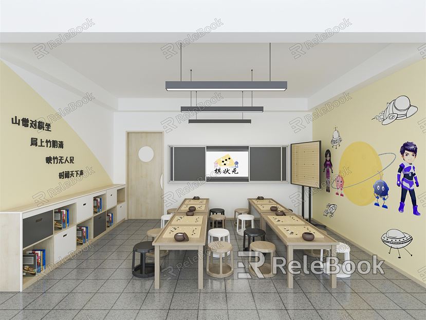 Modern Classroom Go Classroom Training Institutions model