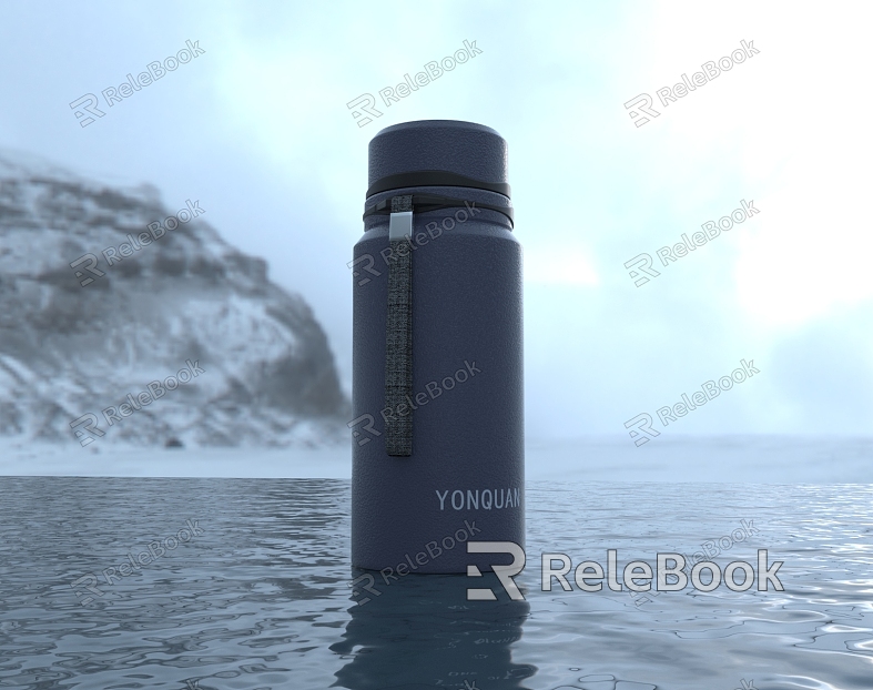 Modern thermos cup model