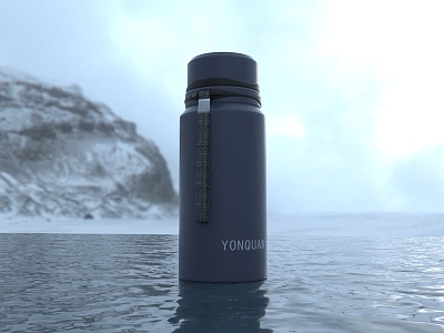 Modern thermos cup model