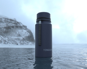 Modern thermos cup 3d model