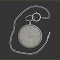 Vintage Pocket Watch Mechanical Pocket Watch Old Pocket Watch 3d model