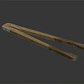 Natural Wooden Chopsticks For Daily Dining Use With Smooth Surface And Reusable Design