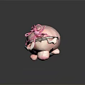 Cute Pink Pig Plush Toy With Soft Body And Pink Lanyard Design