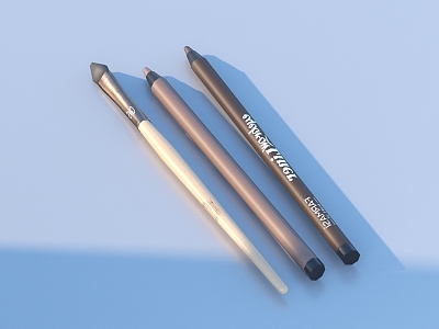 Eyebrow pencil makeup pen cosmetics 3d model