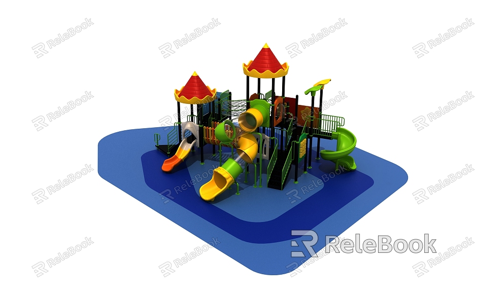 Modern slide slide play combination model