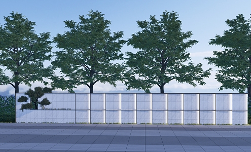 View wall 3d model