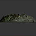 Ancient Bronze Sculpture With Intricate Carved Patterns And Protruding Decorative Studs