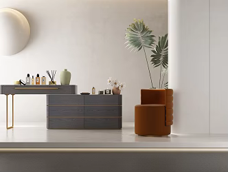 Modern Dresser 3d model