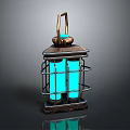 Railway lantern miner's lamp miner's lamp antique miner's lamp classical miner's lamp vintage miner's lamp portable lamp lighting 3d model
