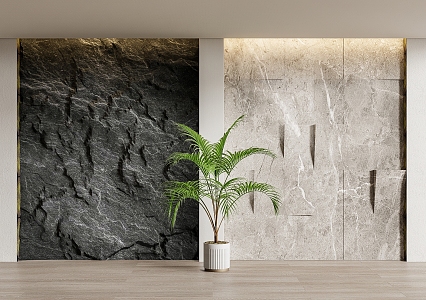 rubble stone background wall stone wall stone wall 3d model